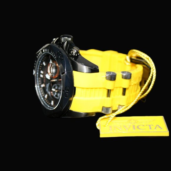 Invicta Speedway Men's Watch - 50mm, Yellow, Gunmetal (32255) - Picture 3 of 7